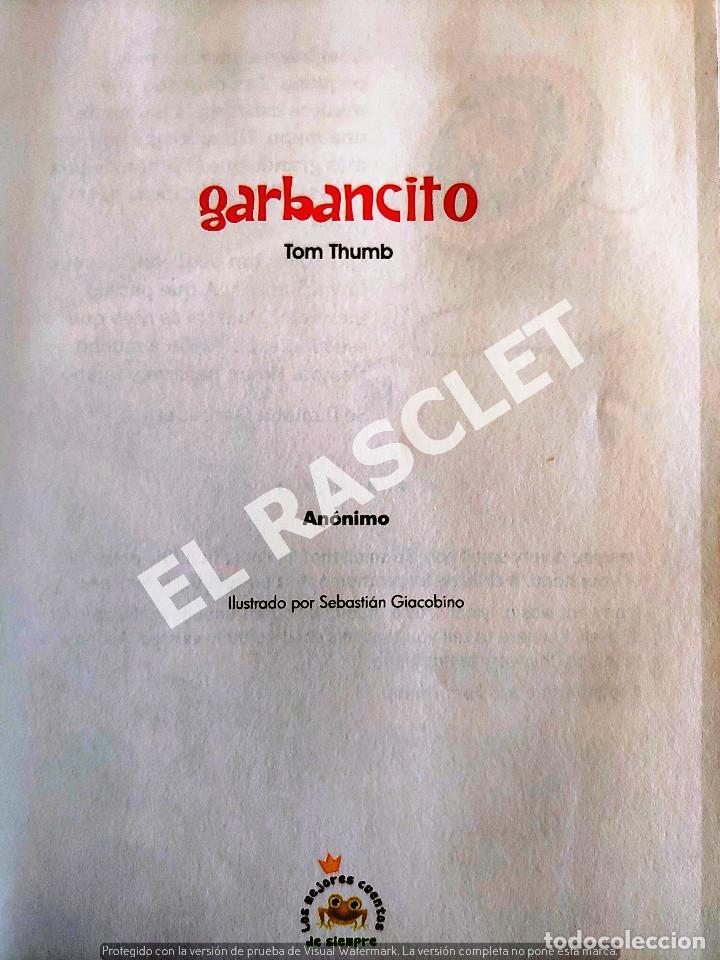 Libros de segunda mano: CUENTO - EN ESPA&Ntilde;OL E INGLES - GARBANCITO - TOM THUMB - - Foto 3