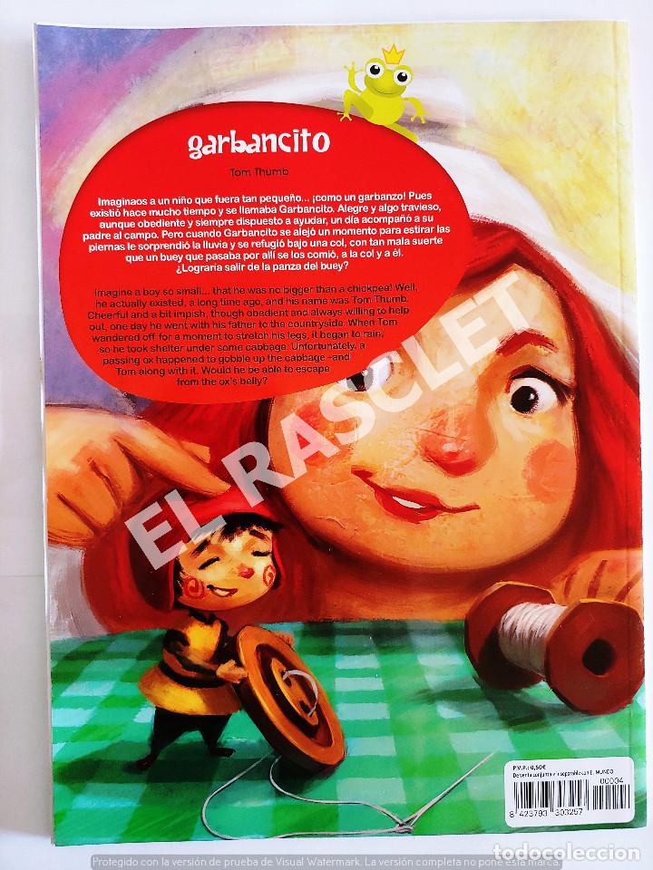 Libros de segunda mano: CUENTO - EN ESPA&Ntilde;OL E INGLES - GARBANCITO - TOM THUMB - - Foto 4