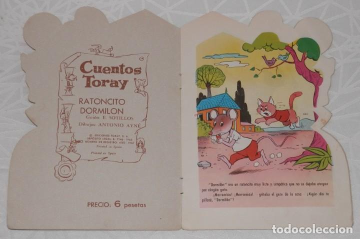 Libros de segunda mano: CUENTOS TROQUILADO TORAY -RATONCITO DORMIL&Oacute;N-1967 - Foto 3