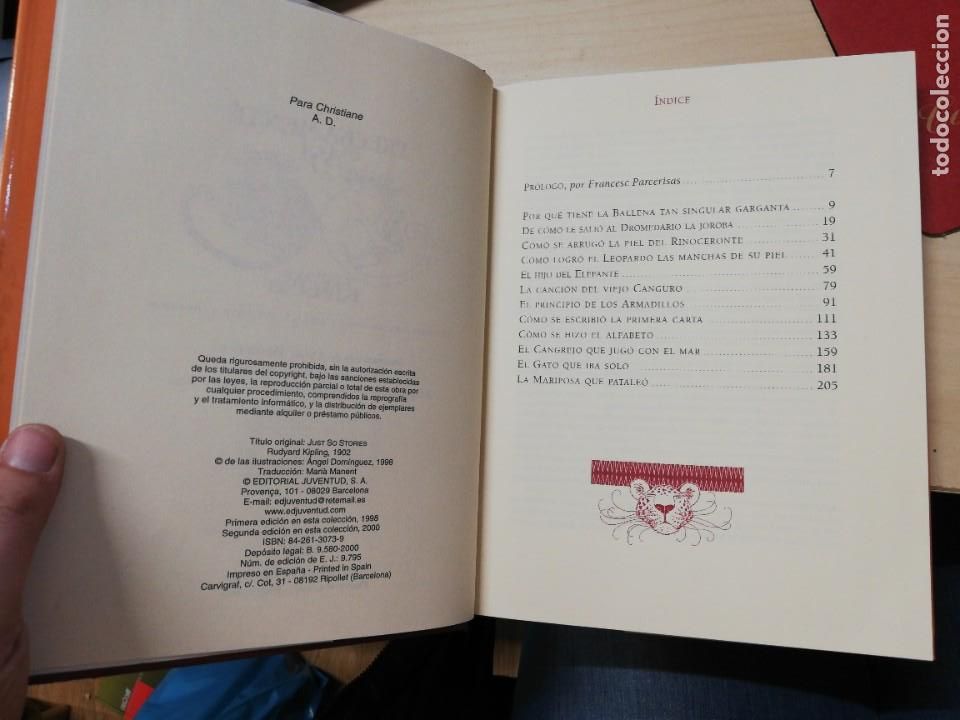 Libros de segunda mano: Prec&iacute;samente as&iacute; - Rudyard Kipling - Editorial Juventud (2000) A1 - Foto 6