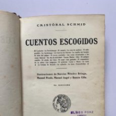 Libros de segunda mano: CUENTOS ESCOGIDOS, CRISTÓBAL SCHMID (PLÁST. 1). Lote 322579653
