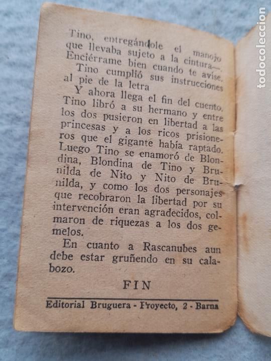 Libros de segunda mano: Cuento antiguo Los Dos Gemelos. - Foto 4