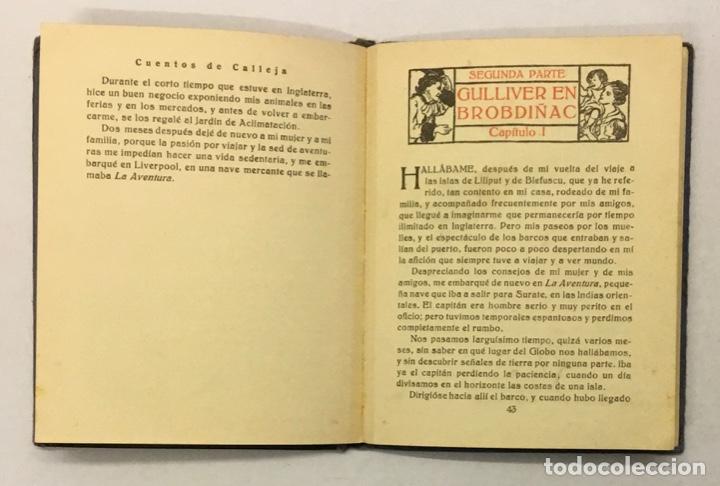 Libros de segunda mano: GULLIVER EN LILIPUT Y GULLIVER EN BROBDI&Ntilde;AC. - [SWIFT, Jonathan.] - Foto 4