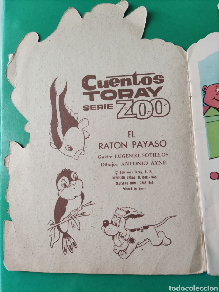Libros de segunda mano: Cuento troquelado EL RAT&Oacute;N PAYASO. TORAY. 1968 - Foto 2