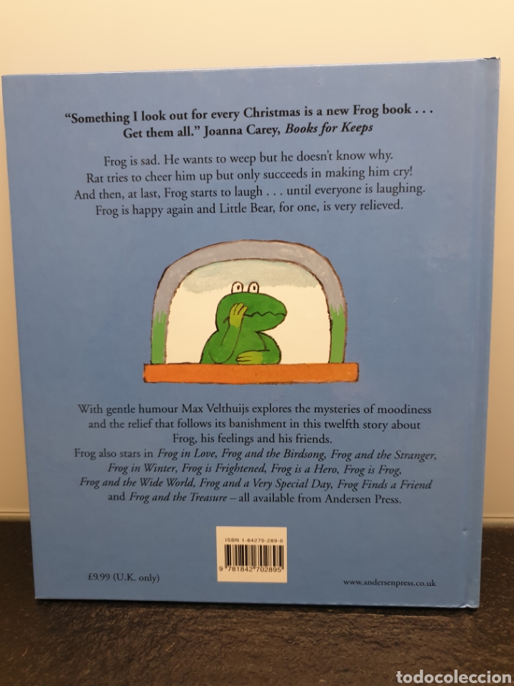 Libros de segunda mano: Frog is Sad. Cuento de Max Velthuijs. EN INGL&Eacute;S. - Foto 2