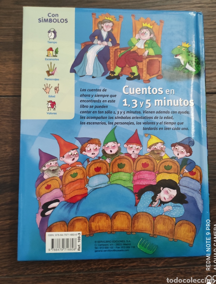 Libros de segunda mano: CUENTOS EN 1 3 y 5 minutos SERVILIBRO - Foto 2