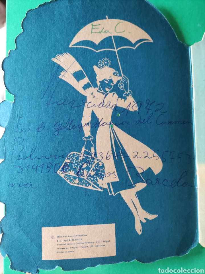 Libros de segunda mano: Cuento troquelado MERY POPPINS. EDIGRAF 1970 - Foto 3