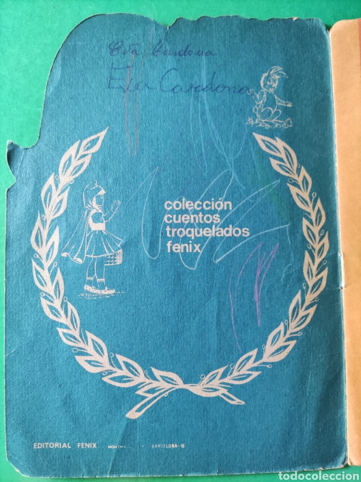 Libros de segunda mano: Cuento troquelado LA NI&Ntilde;A Y EL LOBO. Editorial FENIX. 1968 - Foto 3