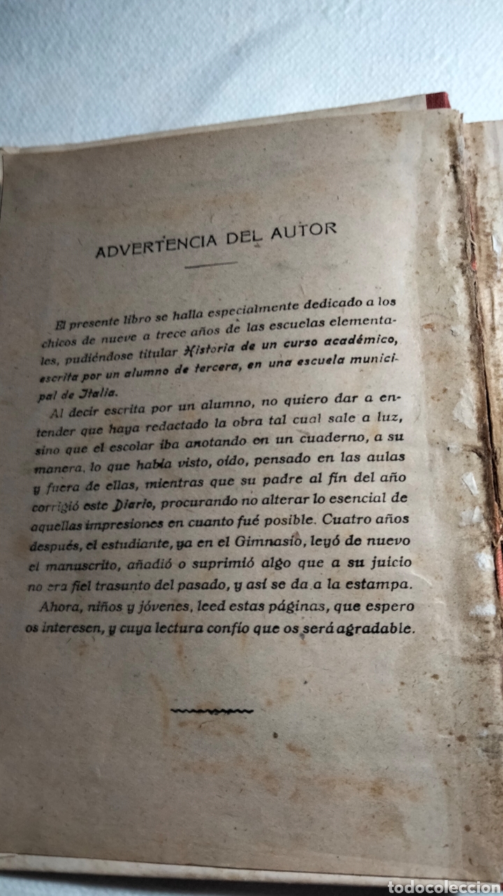 Libros de segunda mano: CORAZON. DIARIO DE UN NI&Ntilde;O . ED. DE AMICIS . - Foto 3