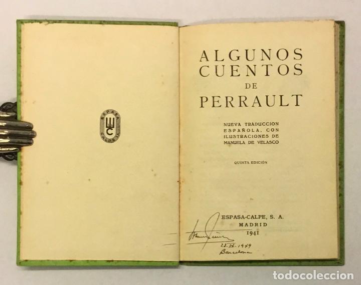 Libros de segunda mano: ALGUNOS CUENTOS DE PERRAULT. - PERRAULT. - Foto 2