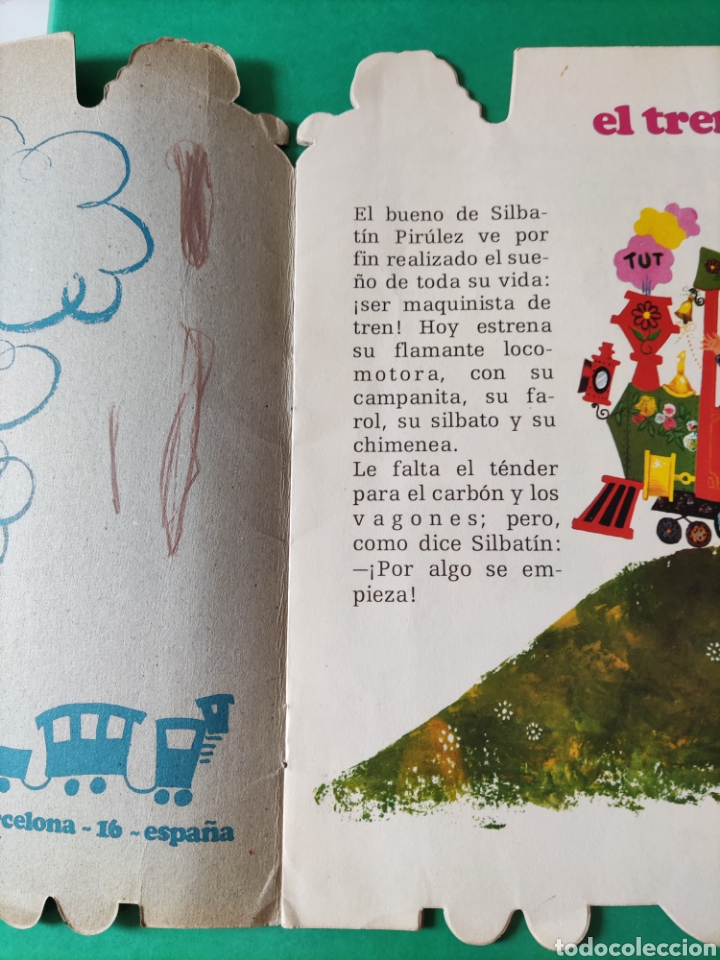 Libros de segunda mano: Cuento troquelado EL TREN . N⁰1. Arnalot editor - Foto 2