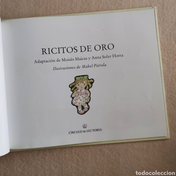 Libros de segunda mano: Ricitos de oro - Col. Se levanta el tel&oacute;n, C&iacute;rculo de Lectores, 2002 - Foto 3
