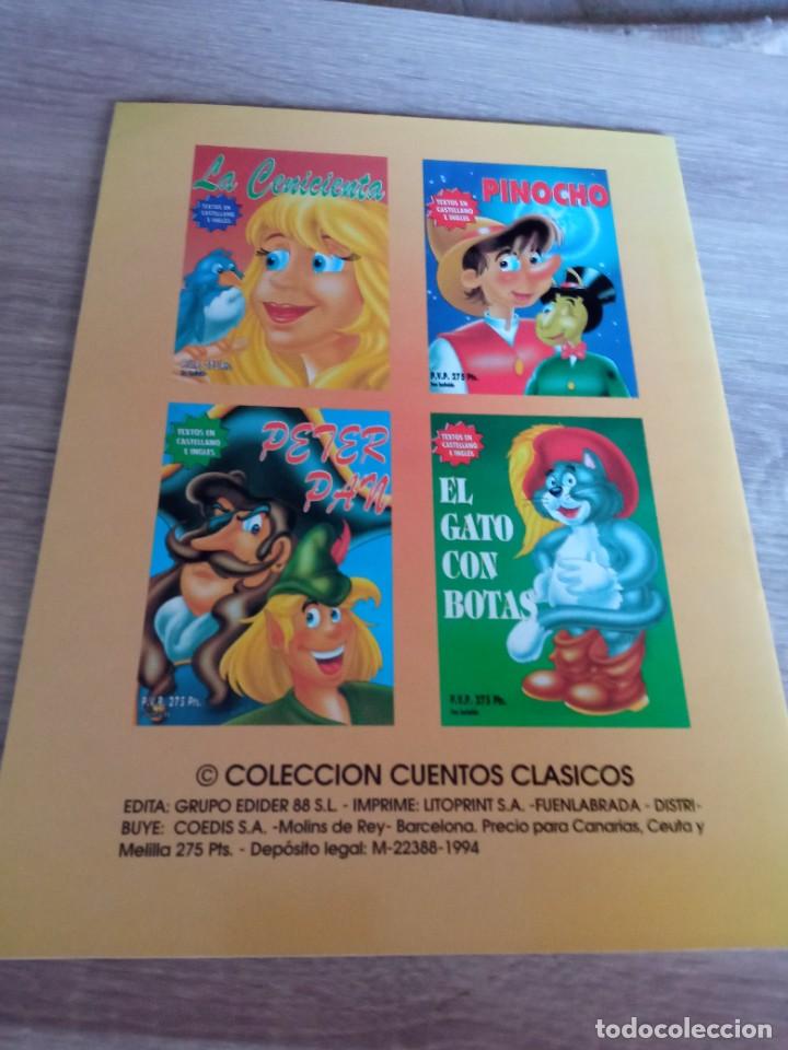 Libros de segunda mano: coleccion cuentos clasicos, peter pan, textos en castellano e ingles - Foto 3
