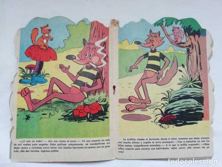 Libros de segunda mano: CUENTO TROQUELADO. EL ZORRO Y LA ARDILLA. EDITORIAL VILMAR - Foto 2