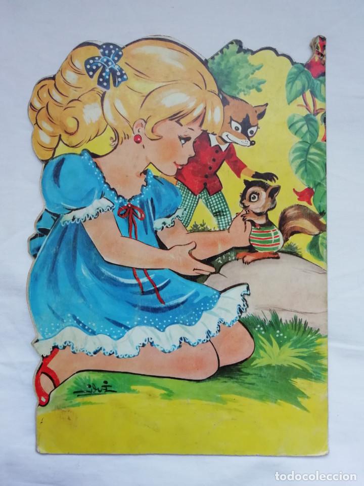 Libros de segunda mano: CUENTO TROQUELADO. EL ZORRO Y LA ARDILLA. EDITORIAL VILMAR - Foto 3