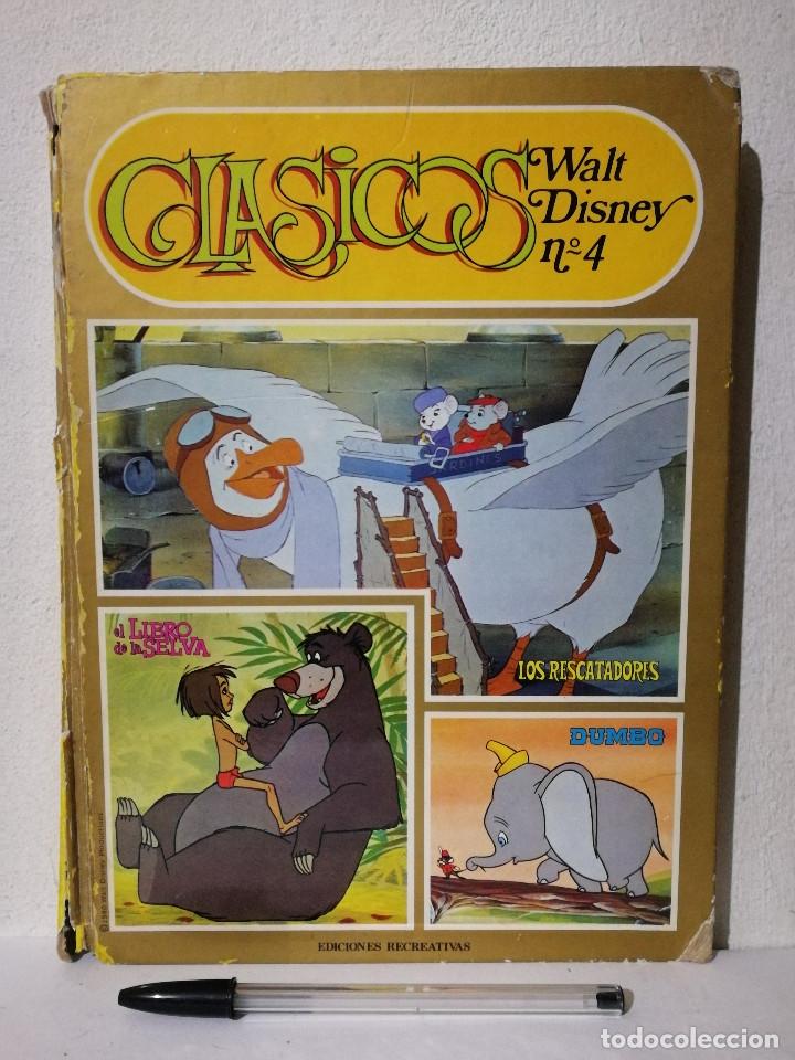 Libros de segunda mano: LIBRO - CLASICOS 4 - WALT DISNEY - EL LIBRO DE LA SELVA - DUMBO - Foto 1