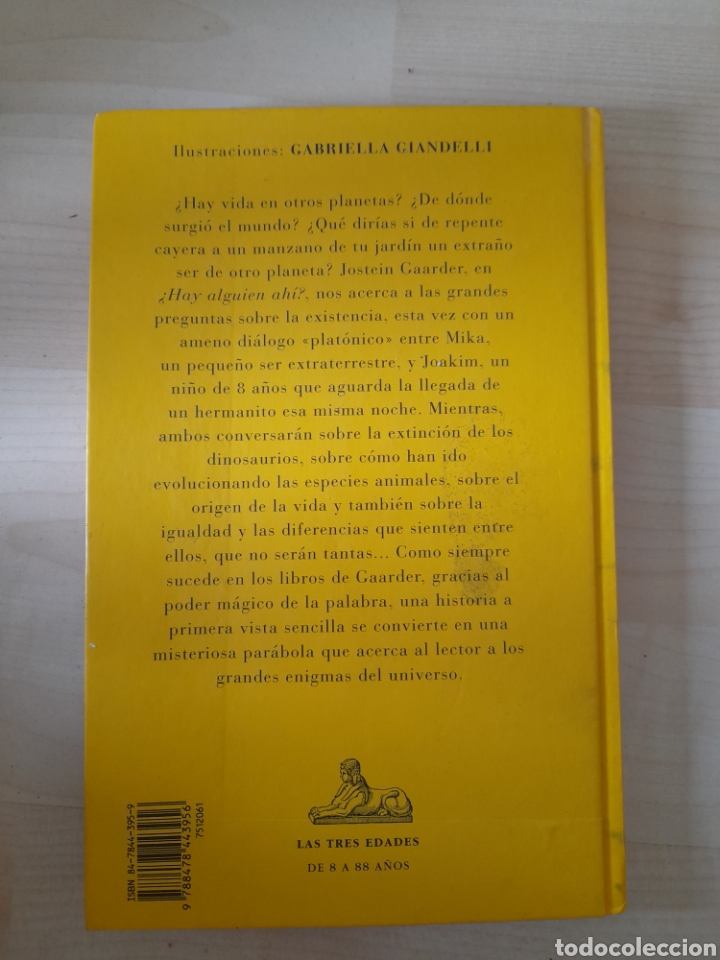 Libros de segunda mano: Hay alguien ah&iacute;?. Jostein Gaarder - Foto 2