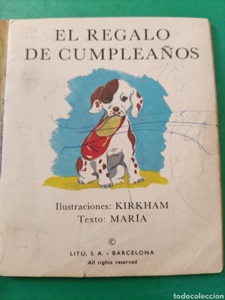 Libros de segunda mano: Libro peque&ntilde;o Cuento EL REGALO DE CUMPLEA&Ntilde;OS. Un libro-lito - Foto 4
