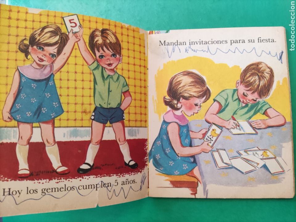 Libros de segunda mano: Libro peque&ntilde;o Cuento EL REGALO DE CUMPLEA&Ntilde;OS. Un libro-lito - Foto 5