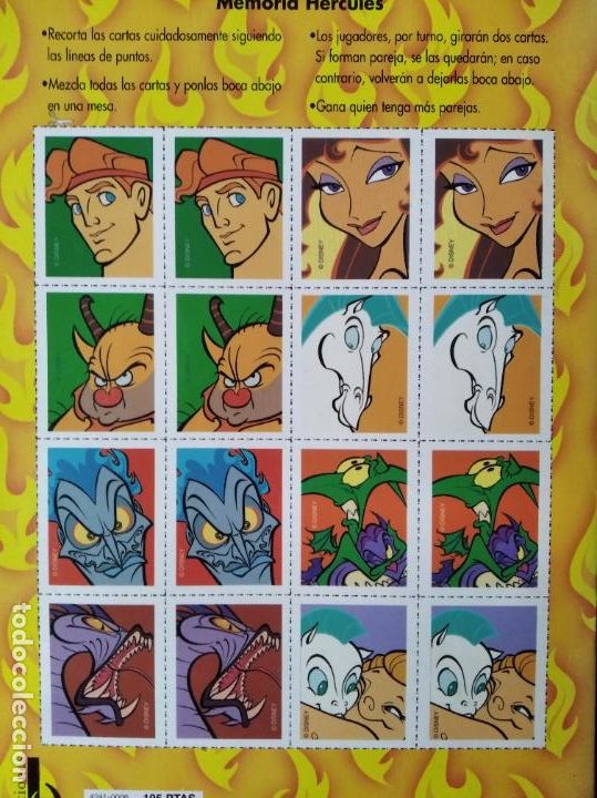 Libros de segunda mano: HERCULES DE DISNEY - LIBRO DE ACTIVIDADES - EDICIONES B 1997. SIN USO. - Foto 3