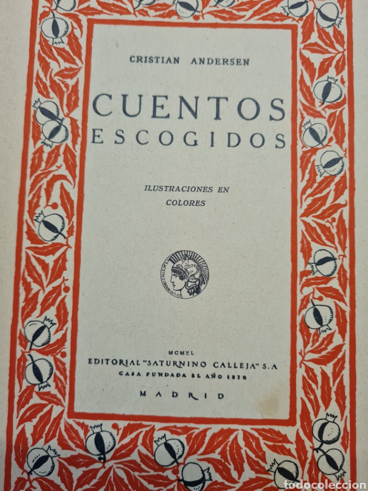 Libros de segunda mano: Cuentos de ANDERSEN, ed Saturnino Calleja S.A - Foto 3
