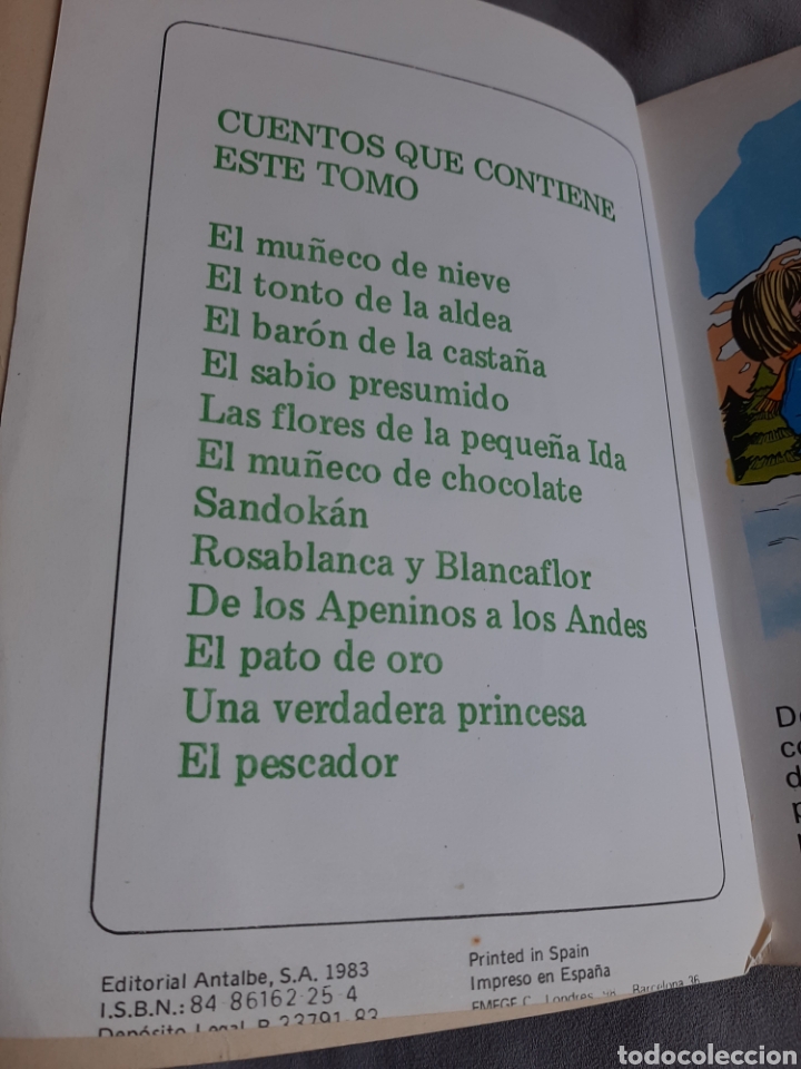 Libros de segunda mano: Cuentos Famosos Editorial Antalbe 1983 - Foto 4