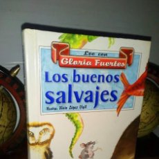 Libros de segunda mano: LEE CON GLORIA FUERTES - LOS BUENOS SALVAJES - ILUSTRA NIVIO LÓPEZ VIGIL - SUSAETA. Lote 339723753