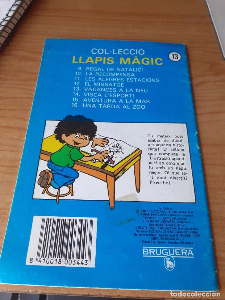 Libros de segunda mano: vacances a la neu, collecio llapis magic - Foto 3