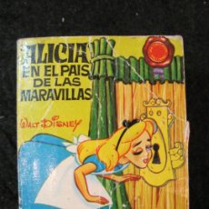 Libros de segunda mano: ALICIA EN EL PAIS DE LAS MARAVILLAS-WALT DISNEY-CUENTO-MINI INFANCIA-BRUGUERA-VER FOTOS-(K-6708)