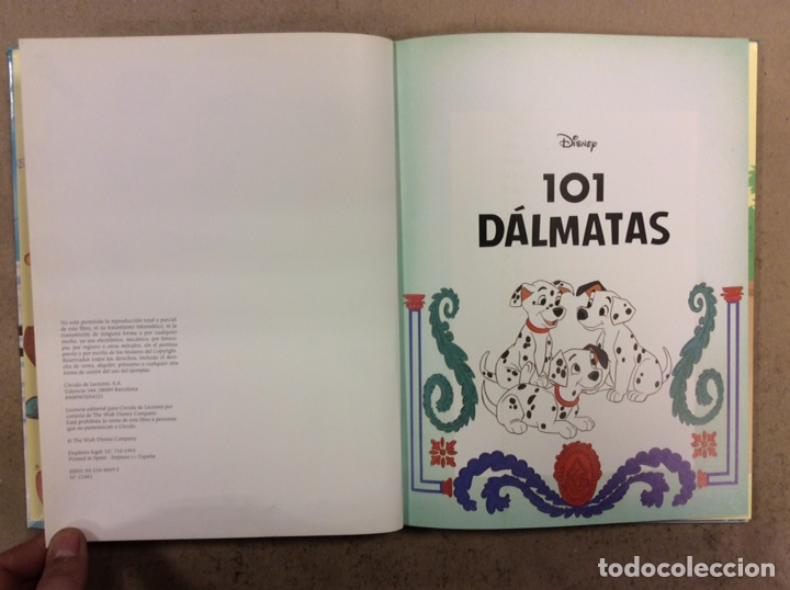 Libros de segunda mano: 101 D&Aacute;LMATAS. DISNEY. C&Iacute;RCULO DE LECTORES 1994 - Foto 2