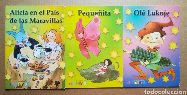 Libros de segunda mano: Lote Colecci&oacute;n Esplendor: Alicia en el Pa&iacute;s de las Maravillas/Peque&ntilde;ita/Ole Lukoje (Dafne).