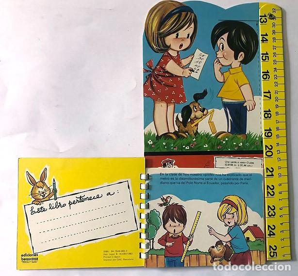 Libros de segunda mano: CUENTO TROQUELADO / TOMANDO MEDIDAS / ED. BEASCOA 1983 / SIN USAR - Foto 3