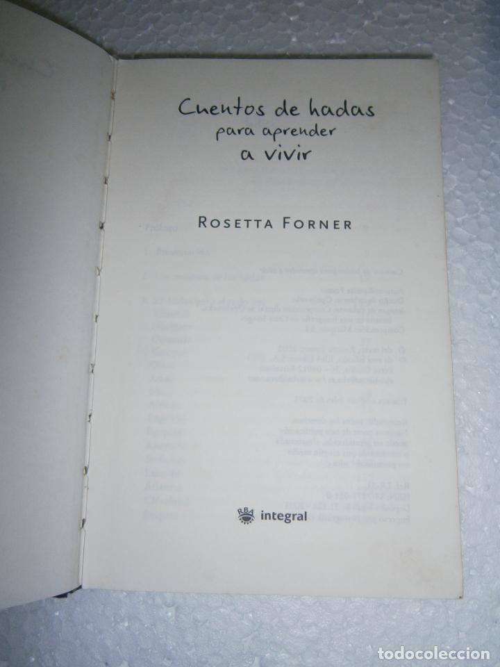 Libros de segunda mano: CUENTOS DE HADAS PARA APRENDER A VIVIR - ROSETTA FORNER - Foto 2