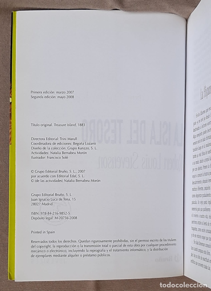 Libros de segunda mano: La isla del tesoro. Rpbert Louis Stevenson. - Foto 3