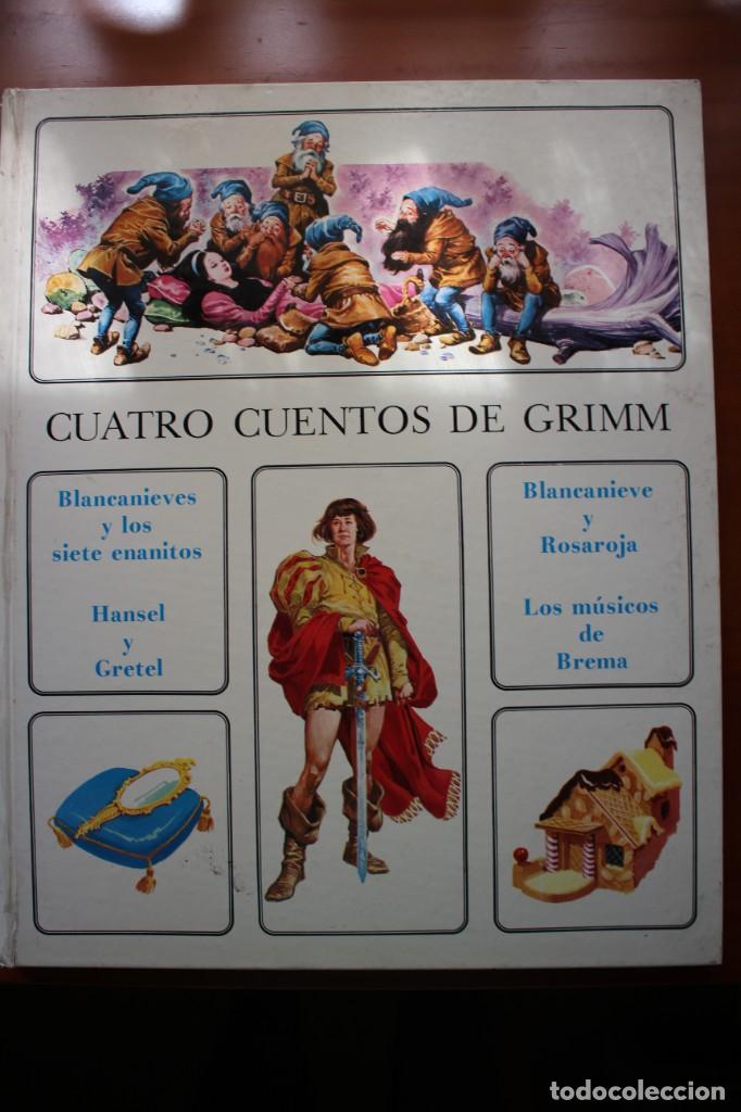 Libros de segunda mano: Cuatro cuentos de Grimm. Editorial Timun Mas. 1976. - Foto 1