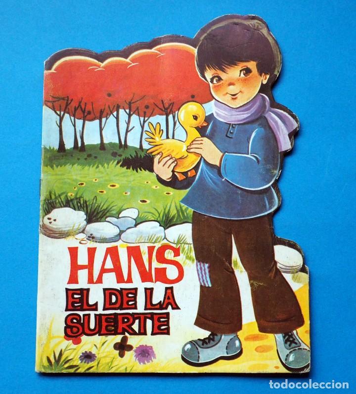 Libros de segunda mano: CUENTO TROQUELADO. HANS EL DE LA SUERTE - Foto 1