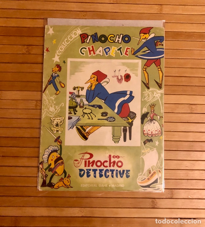 Libros de segunda mano: CUENTOS EN COLORES GAHE, PINOCHO DETECTIVE, NUMERO 7, A&Ntilde;OS 60, (EDITORIAL GAHE)