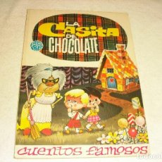 Libros de segunda mano: LA CASITA DE CHOCOLATE, CUENTOS FAMOSOS PARA PINTAR . BRUGUERA . COLECCION ARCO IRIS 1969.. Lote 351305599