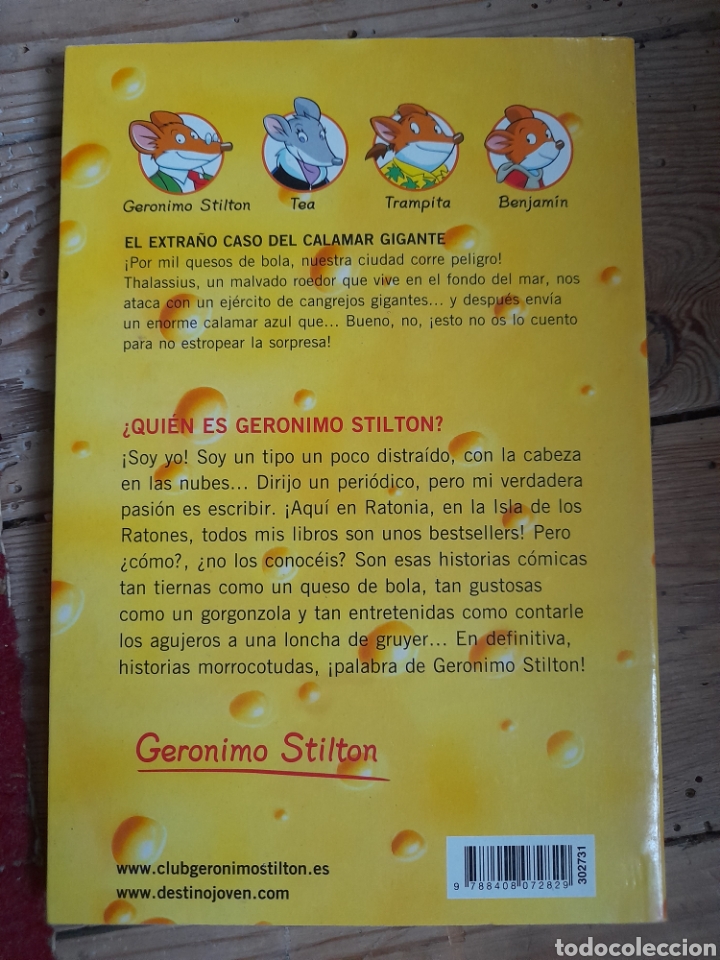 Libros de segunda mano: Geronimo Stilton. El extra&ntilde;o caso del calamar gigante. - Foto 2