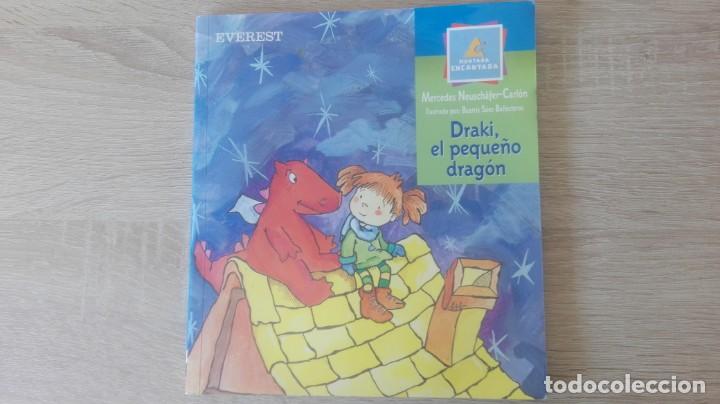 Libri di seconda mano: DRAKI, EL PEQUE&Ntilde;O DRAG&Oacute;N-MERCEDES NEUSCH&Auml;FER-CARL&Oacute;N-ILUSTRACIONES BEATRIZ S&Aacute;EZ-EVEREST-2004.