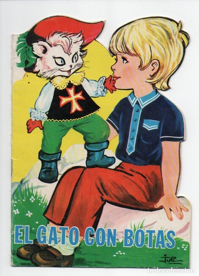 Libros de segunda mano: CUENTO TROQUELADO: EL GATO CON BOTAS. EDITORIAL VILMAR 1972. JULI. - Foto 1