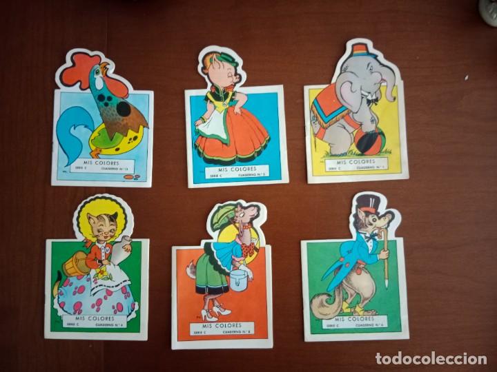 Libros de segunda mano: 11 CUADERNOS / CUENTOS PARA PINTAR / COLOREAR - TROQUELADOS - &iquest;EDITORIAL FHER? - A&Ntilde;OS 60