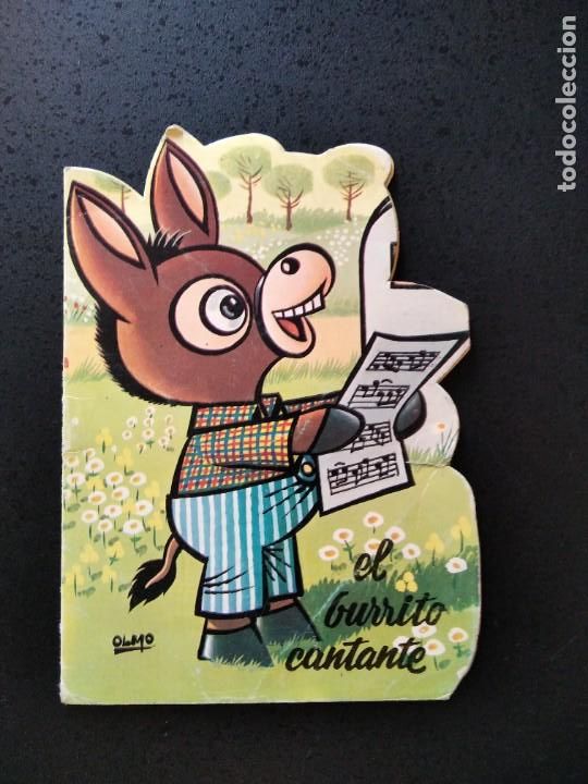 Libros de segunda mano: El burrito cantante. Ilustrador: Olmo. Cuento infantil troquelado.
