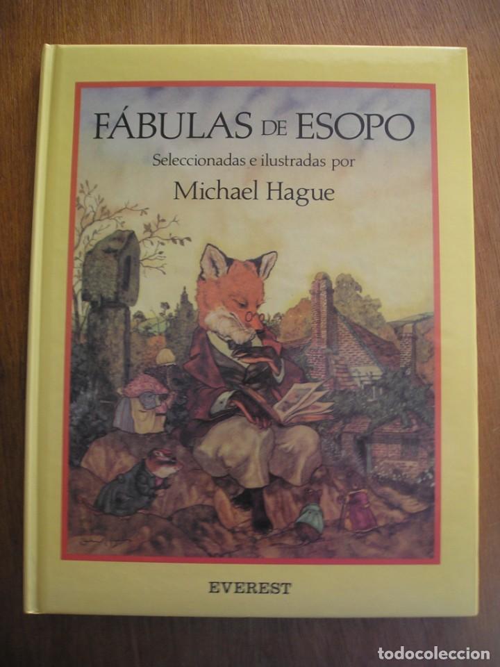 Libros de segunda mano: FABULAS DE ESOPO, SELECCIONADAS E ILUSTRADAS POR MICHAEL HAGUE, EVEREST