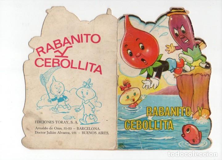 Libros de segunda mano: CUENTO TROQUELADO, RABANITO Y CEBOLLITA. EDICIONES TORAY 1970 - Foto 1