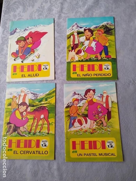 Libros de segunda mano: LOTE DE 4 LIBROS DE HEIDI &Eacute;XITO TV