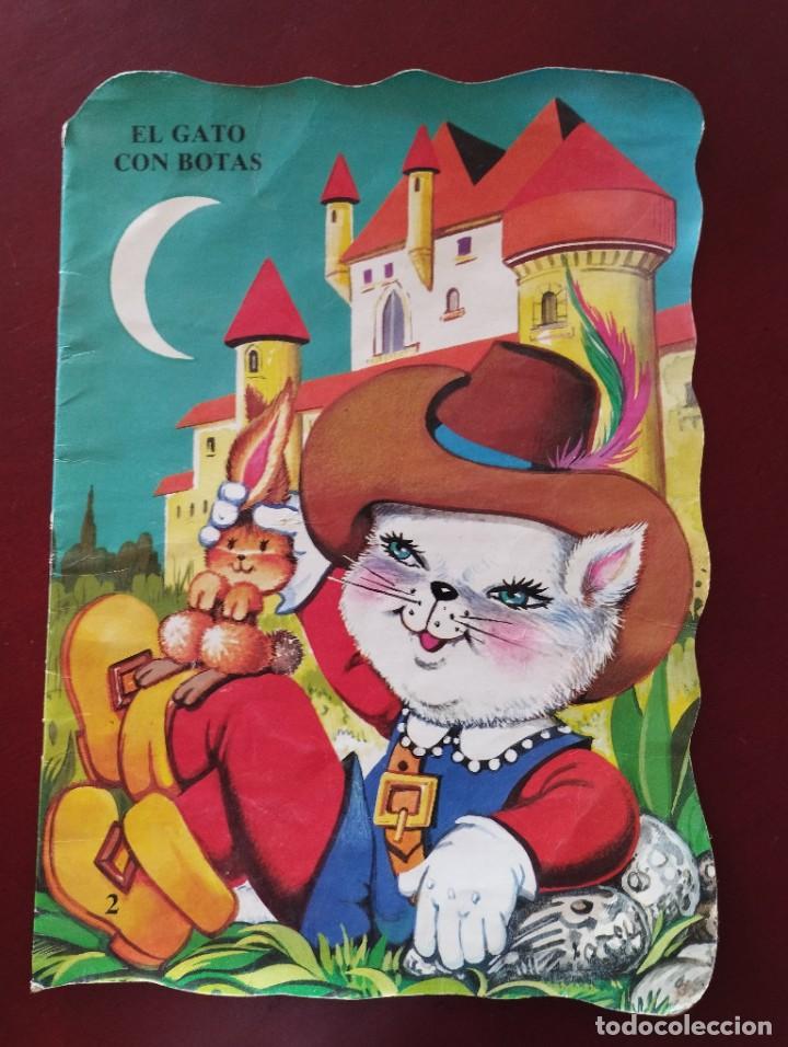 Libros de segunda mano: cuento troquelado el gato con botas ediciones cuenticolor n&ordm; 2 - Foto 1