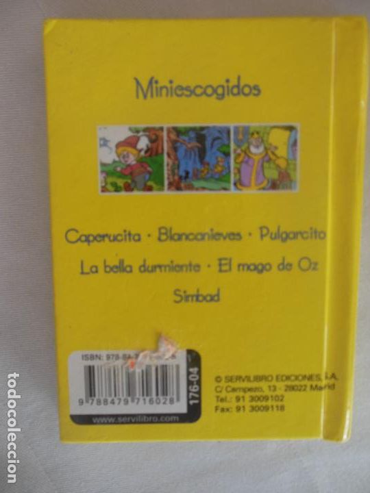 Libros de segunda mano: PULGARCITO - SERVILIBRO EDICIONES - MINIESCOGIDOS. - Foto 2