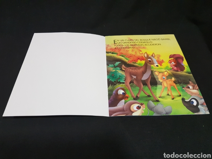 Libros de segunda mano: Bambi Cuentos cl&aacute;sicos con pegatinas Servilibro - Foto 2