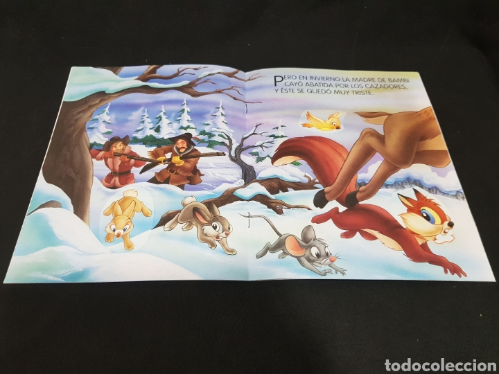 Libros de segunda mano: Bambi Cuentos cl&aacute;sicos con pegatinas Servilibro - Foto 4